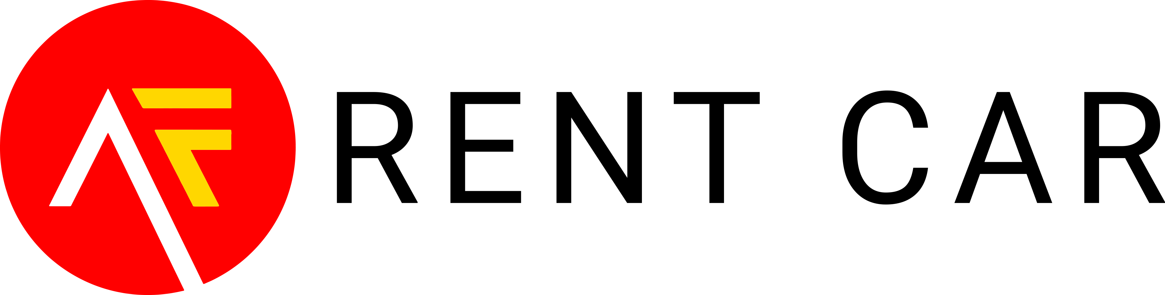 AF RENT CAR logo